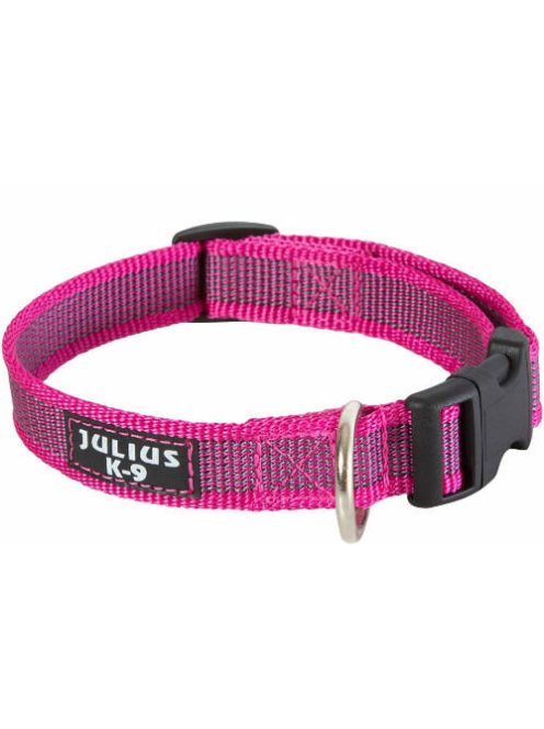Julius K-9 Color&Gray nyakörv (20mm/27-42cm) pink-szürke CSOMAGOLT