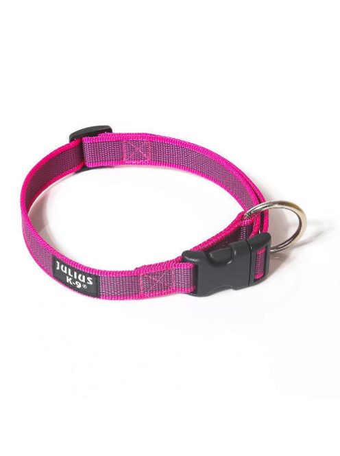 Julius K-9 Color&Gray nyakörv (20mm/27-42cm) rózsaszín-szürke