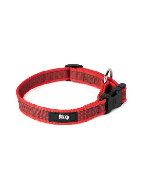 Julius K-9 Color&Gray - nyakörv (piros-szürke) kutyák részére (20mm/27-42cm)