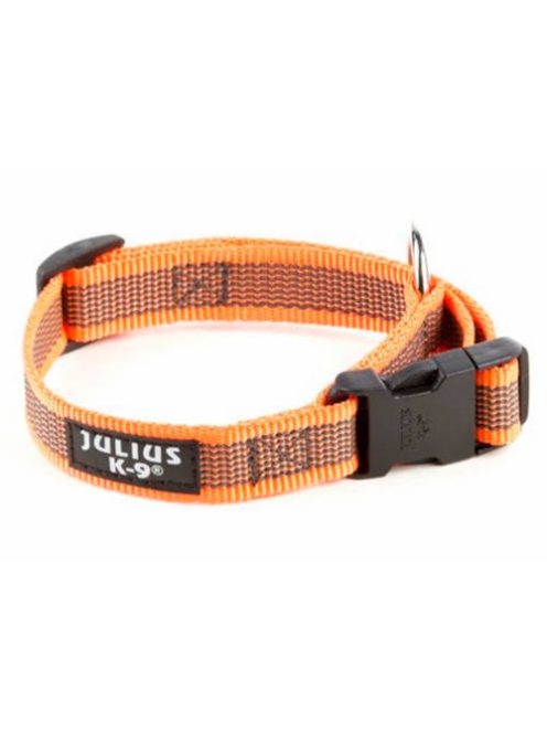 JK9 Color&Gray nyakörv 25mm/39-65cm, UV-narancs-szürke CSOMAGOLT