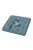 Waudog Silicone Lick Mat - tapadókorongos szőnyeg (szilikon,szürke) kutyák és macskák részére (20.5x20.5x1.7cm)