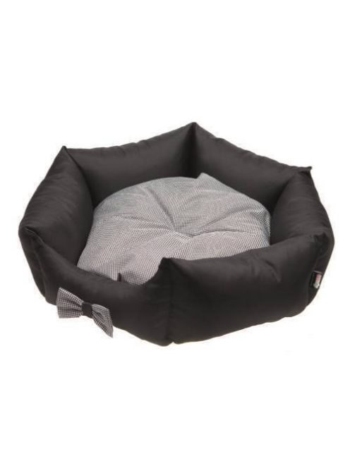 Kifutó termék Comfy Lola Bed - peremes fekhely (fekete,fehér) kutyák részére (66x66x22cm)