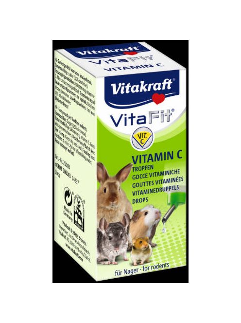 Vitakraft VitaFit C-vitamin csepp - kiegészítő eleség rágcsálóknak (10ml)