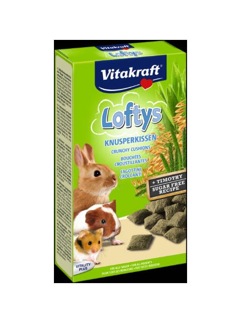 Vitakraft Loftys (ropogós párna) - kiegészítő eleség rágcsálóknak (100g)