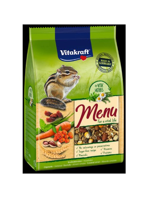 Vitakraft Menu (Burunduk) - teljes értékű eledel (600g)