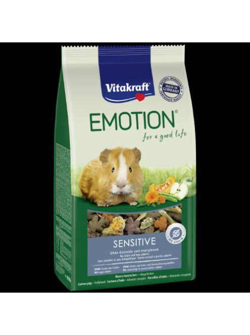 Vitakraft Emotion Sensitive - Teljes értékű eledel (könnyen emészthető) tengerimalacok részére (600g)