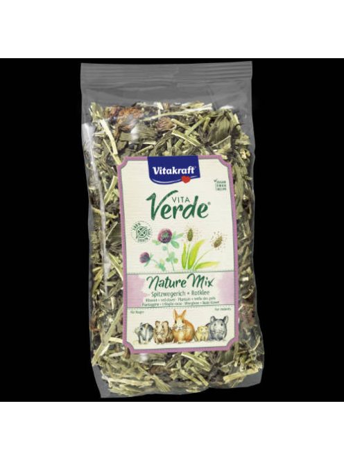 Vitakraft Vita Verde Nature Mix Spitzwegerich,Rotklee - kiegészítő eleség (útifű,lóhere) rágcsálók részére (125g)