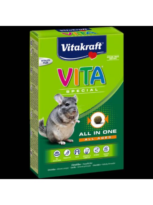 Vitakraft Vita Special - Teljesértékű eleség Csincsillák részére (600g)