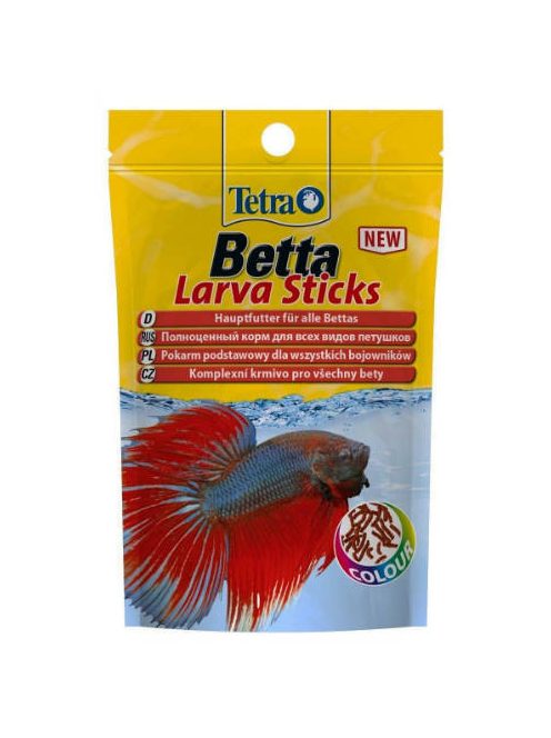 Tetra Betta Larva Sticks - táplálék Betta díszhalak részére (5g)