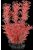 Tetra Decoart Plant - műnövény (red foxtail) 23cm