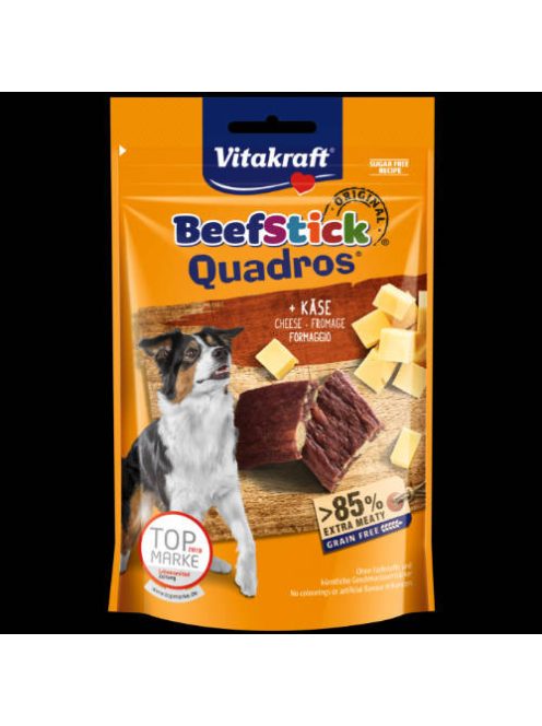 Vitakraft BeefStick Quadros - jutalomfalat (sajt) kistestű kutyák részére (70g)