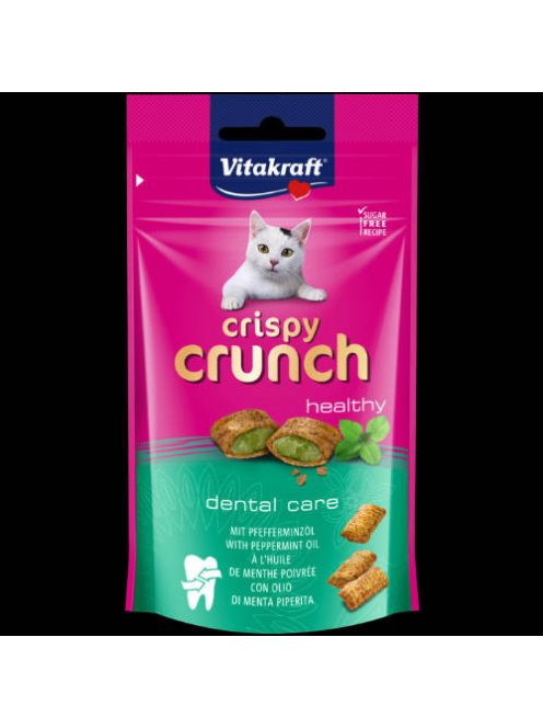 Vitakraft Crispy Crunch - jutalomfalat (dental care) macskák részére (60g)