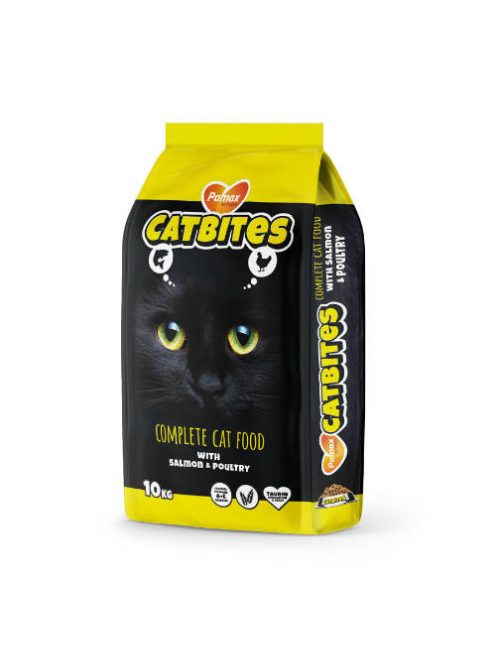 Pamax CatBites Complete Adult Cat food with Salmon-Poultry - száraztáp (lazac-szárnyas) felnőtt macskák részére (10kg)