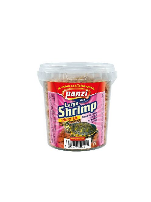 Panzi Shrimp - táplálék díszhalak részére (vödrös) 90g