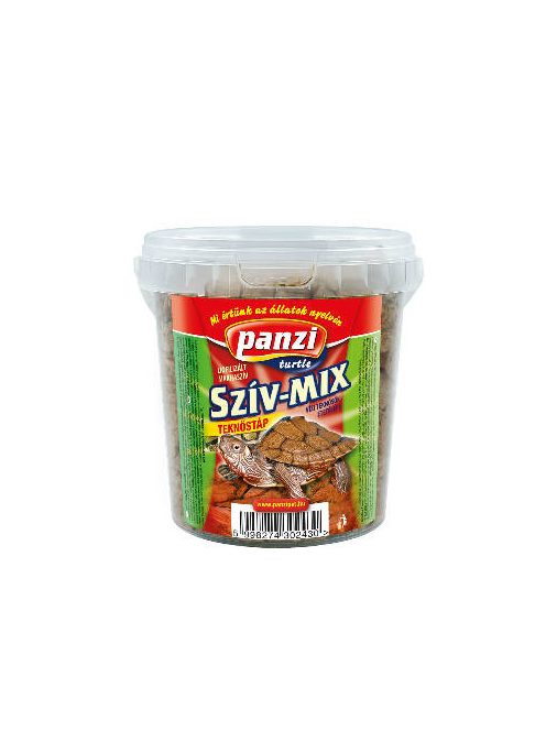 Panzi Szív-mix - táplálék díszhalak részére (vödrös) 100g