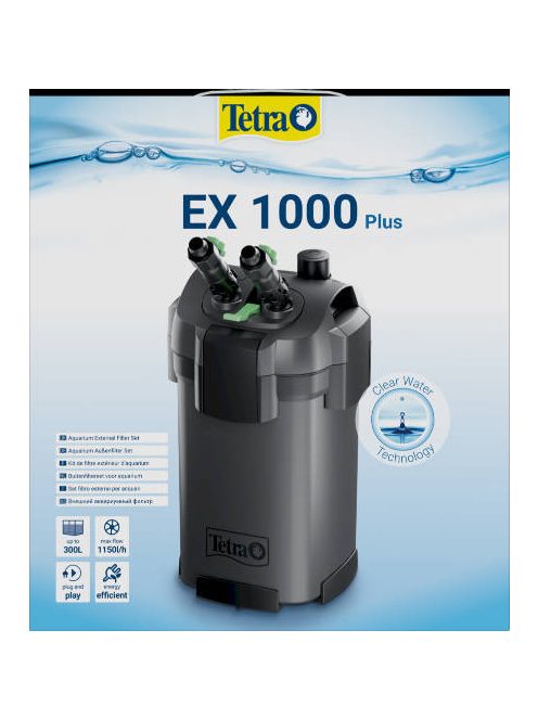 Tetra EX 1000 Plus - külső szűrő 150 - 300 L -es akváriumok részére
