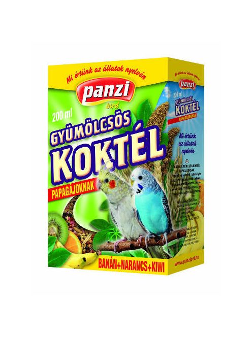 Panzi Gyümölcsös Koktél papagájoknak 200ml