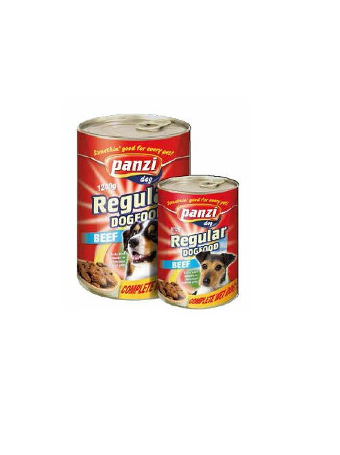 Panzi Regular konzerv - marha - kutyáknak (1240g)