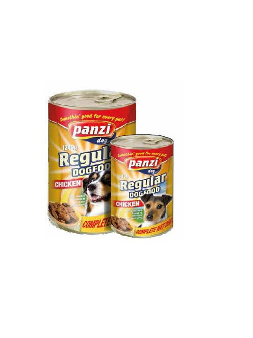 Panzi Regular konzerv - csirke - kutyáknak (1240g)