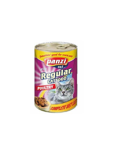 Panzi Regular Adult (szárnyas) konzerv - Felnőtt macskák részére (415g)