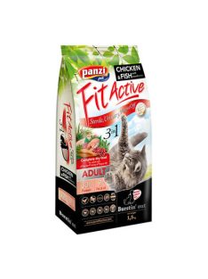   Panzi FitActive 3in1 Adult (hal,baromfi) Panzi FitActive Sensitive Cat Adult (baromfi,hal) száraztáp - Felnőtt macskák részére (1,5kg)