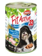FitActive konzerv Adult - nedveseledel (sertés,hal) felnőtt kutyák részére (1240g)