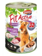FitActive konzerv Adult - nedveseledel (liba,nyúl,alma) felnőtt kutyák részére (1240g)