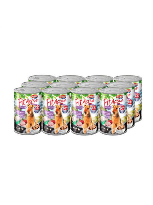FitActive konzerv dog 12*1240g liba-nyúl-alma (CRT)