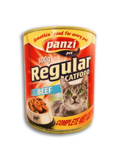 Panzi Regular Adult (marha) konzerv - Felnőtt macskák részére (800g)