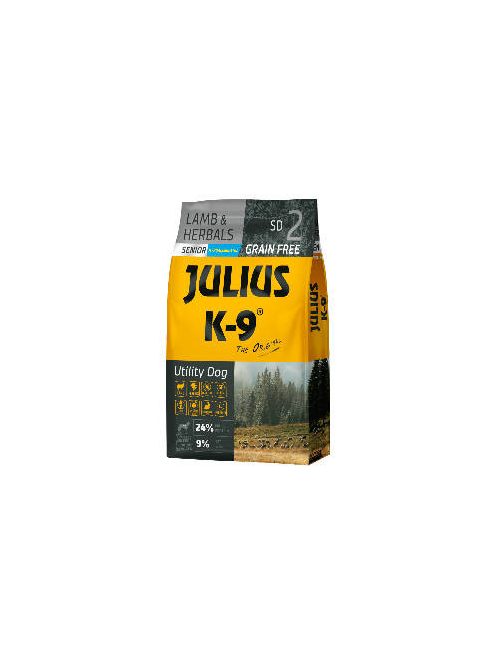 Julius K-9 10kg Utility Dog Hypoallergenic Lamb,herbals Senior (bárány,gyógynövény) száraztáp - Idős,túlsúlyos kutyák részére