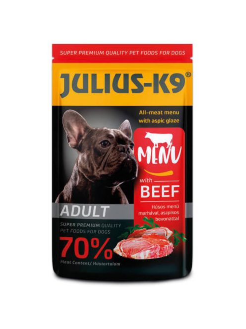 Julius-K9 Dog Adult Beef - nedveseledel (marha) felnőtt kutyák részére (125g)