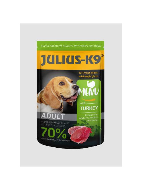 Julius-K9 Dog Adult Beef - nedveseledel (pulyka) felnőtt kutyák részére (125g)