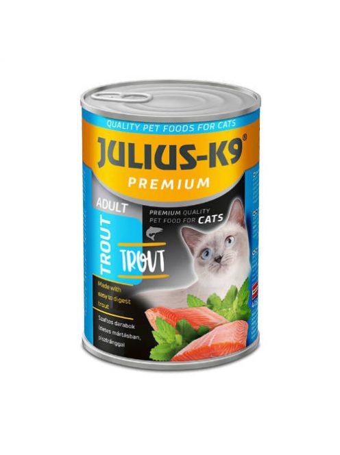 JULIUS - K9 macska - nedveseledel (pisztráng) felnőtt macskák részére (415g)