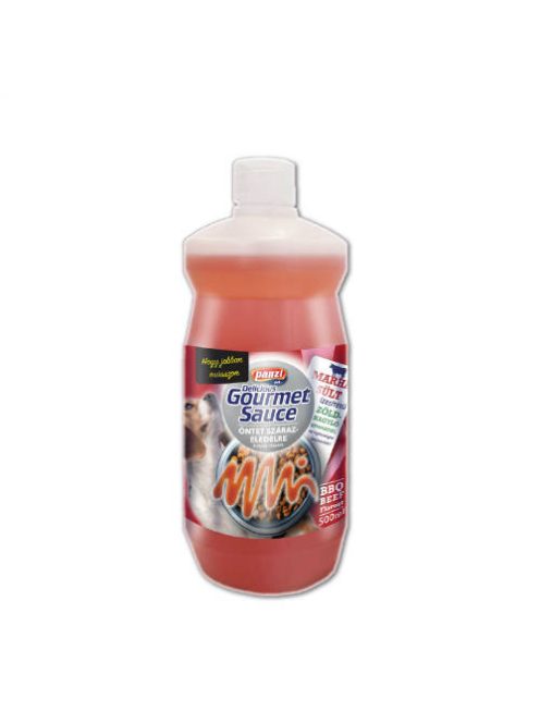 Panzi Delicious Gourmet Sauce - öntet száraz eledelre (marhasült ízesítésű) kutyák részére (500ml)