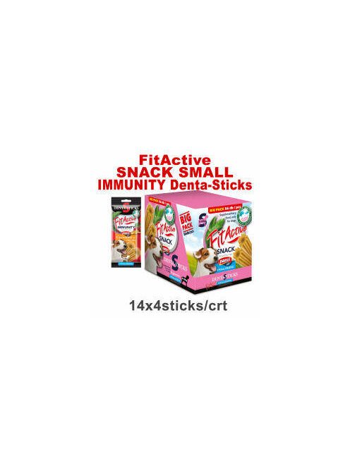 FitActive SNACK Denta-Sticks Hypoallergenic Immunity "S" - jutalomfalat (vörösáfonya, kurkuma) kutyák részére (14dbx140g/#) - csak kartonra