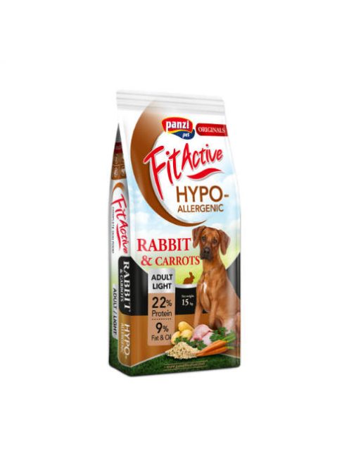 FitActive ORIGINALS 15kg Hypoallergenic ADULT LIGHT Rabbit and Carrots