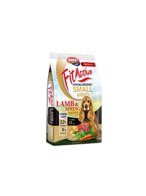 FitActive ORIGINALS SMALL BREED 11kg SENIOR/LIGHT HYPOALLERGENIC Lamb&Spring Veggies