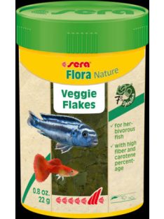   Sera Flora Nature (növényi) - lemezes táplálék növényevő díszhalak számára (100ml)