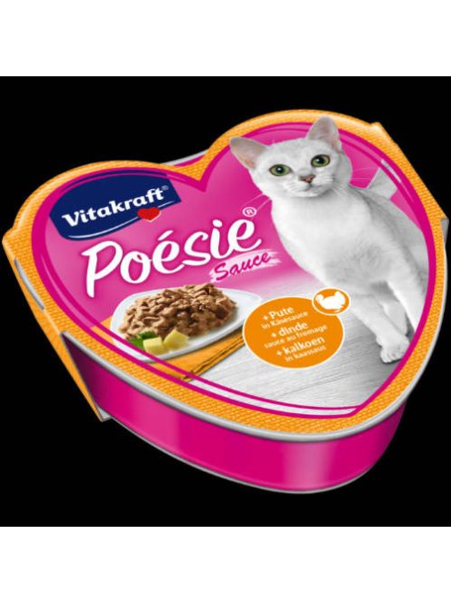 Vitakraft Poésie Sauce alutálkás - nedveseledel (pulyka,sajtszósz) macskák részére (85g)