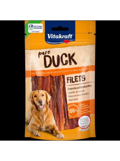 Vitakraft DUCK Slices - jutalomfalat (kacsamell) kutyák részére (80g)