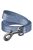 WAUDOG Re-cotton, Reflective Dog Leash (M) - póráz, újrahasznosított pamutból (kék, fényvisszaverő csíkkal) kutyák részére (20mm/150cm)
