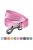 WAUDOG Re-cotton, Reflective Dog Leash (M) - póráz, újrahasznosított pamutból (pink, fényvisszaverő csíkkal) kutyák részére (20mm/150cm)