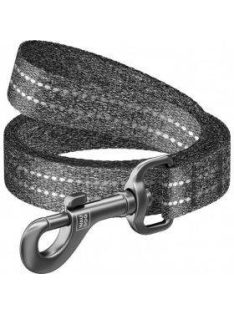   WAUDOG Re-cotton, Reflective Dog Leash (XXL) - póráz, újrahasznosított pamutból (szürke, fényvisszaverő csíkkal) kutyák részére (25mm/150cm)