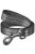 WAUDOG Re-cotton, Reflective Dog Leash (XXL) - póráz, újrahasznosított pamutból (szürke, fényvisszaverő csíkkal) kutyák részére (25mm/150cm)
