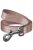 WAUDOG Re-cotton, Reflective Dog Leash (L-XXL) - póráz, újrahasznosított pamutból (barna, fényvisszaverő csíkkal) kutyák részére (25mm/150cm)