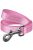 WAUDOG Re-cotton, Reflective Dog Leash (L-XXL) - póráz, újrahasznosított pamutból (pink, fényvisszaverő csíkkal) kutyák részére (25mm/150cm)