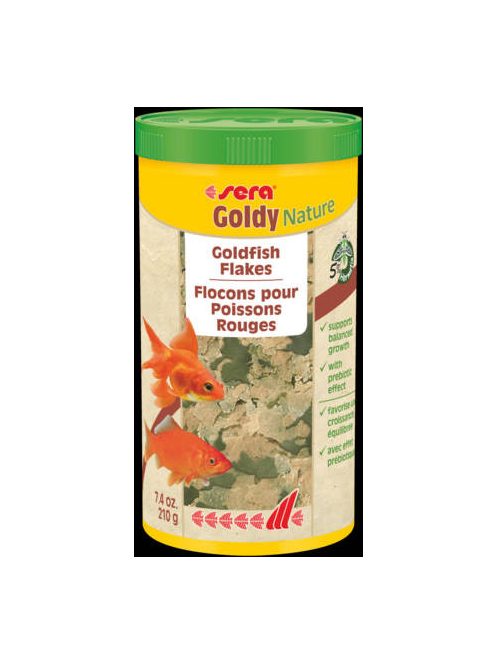 Sera Nature Goldy - táplálék aranyhalak részére (250ml)