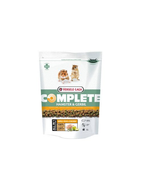 Versele-Laga Complete Hamster & Gerbil  - Teljesértékű extrudált eleség hörcsögök és futóegerek részére (500g)