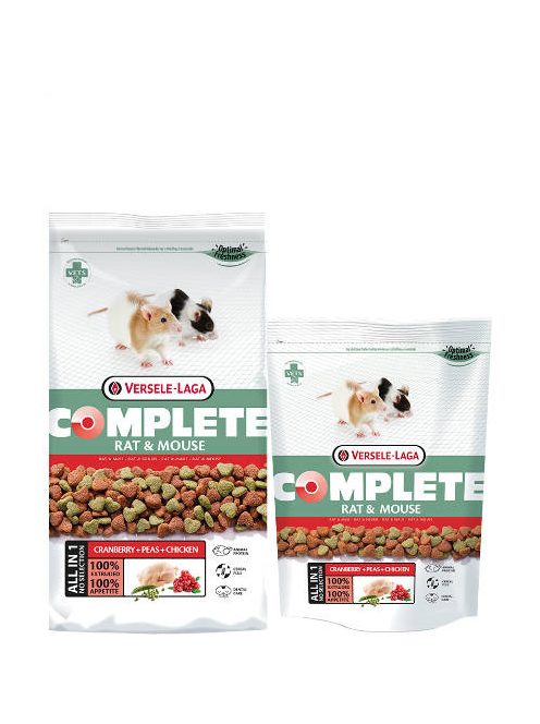Versele-Laga Complete Rat & Mouse - Teljesértékű extrudált eleség patkányok és egerek  részére (2kg)