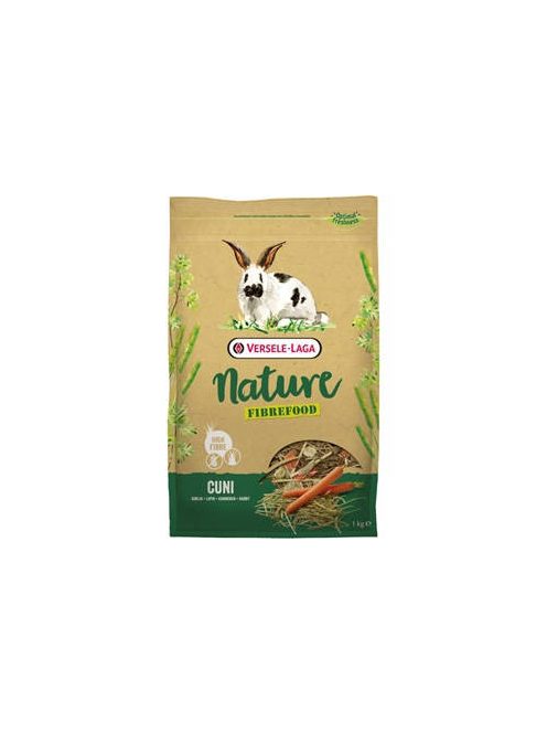 Versele-Laga Nature Fibrefood Cuni - Gabonamentes  eleség Nyulak részére (1kg)